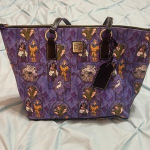 Disney parks, Dooney and Bourke hunchback of Notre Dame 25th tote purse new